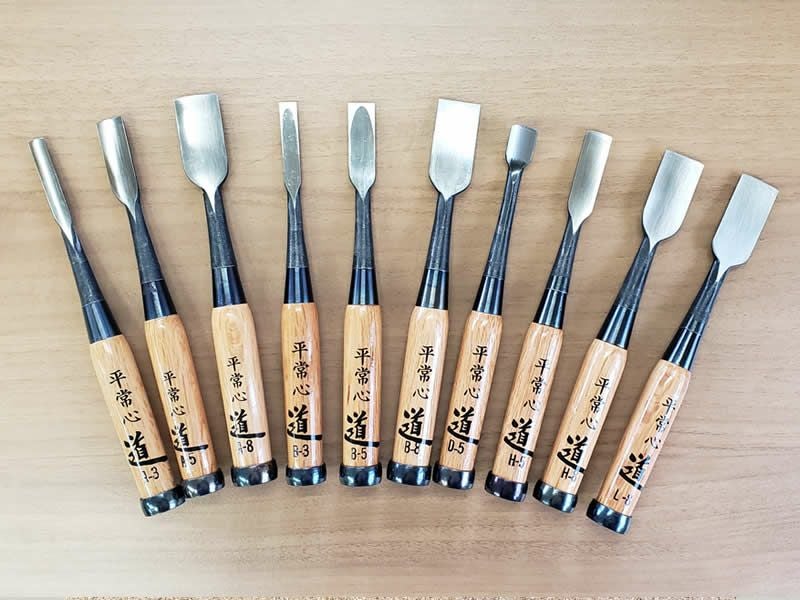 木彫のみ 10本組　アートケース入り