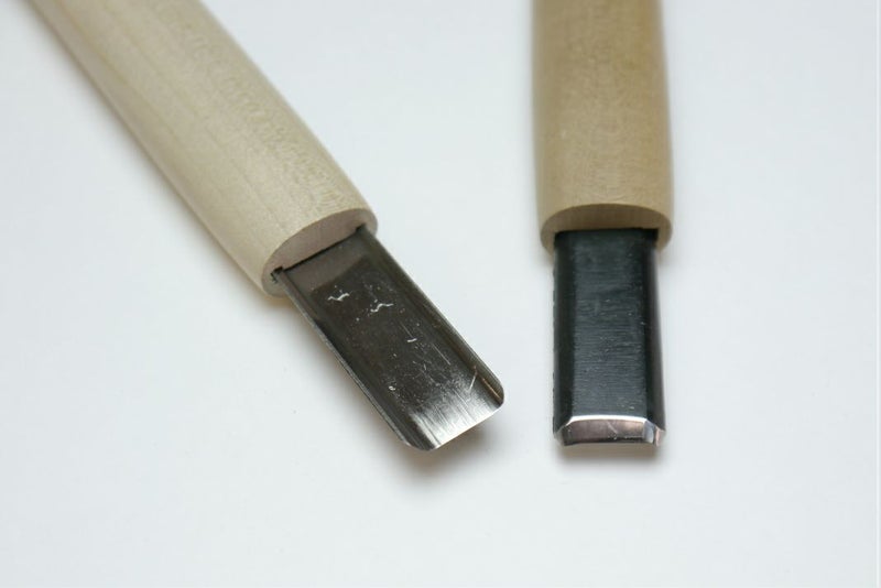 変形彫刻刀 へり上がり 12 mm