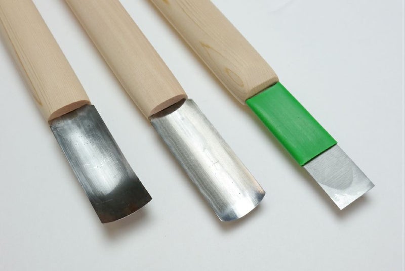 ハイス変形刀 能面刀3本組