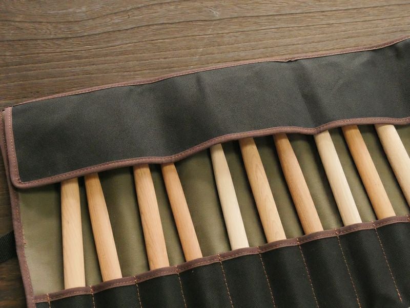 ハイス彫刻刀 10本組セット キャンバスケース付き | 道刃物工業株式会社