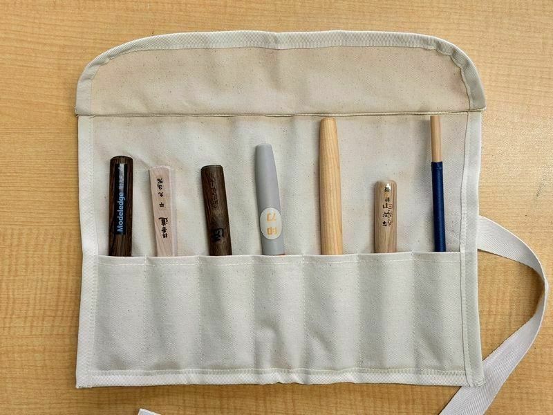 彫刻刀収納ロールケース（布製） | 道刃物工業株式会社